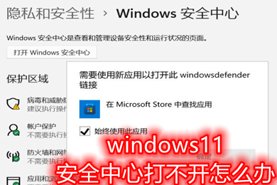 windows11安全中心打不开怎么办 windows11安全中心闪退正常吗