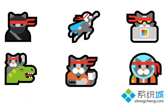 Win10一周年更新添加新Emoji表情：忍者猫来临