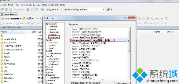 WinSCP全是英文如何更改语言 WinSCP设置为中文的图文步骤