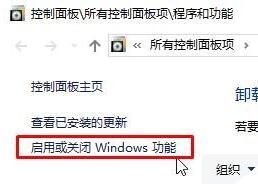 windows10系统电脑添加iis的方法