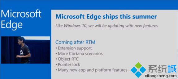 微软在Win10 RTM之后将为Edge浏览器添加5项功能