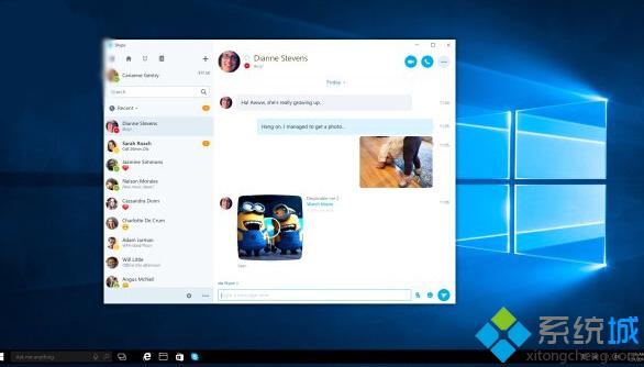 Win10 14316带来UWP新版Skype应用:采用全新通用应用交互
