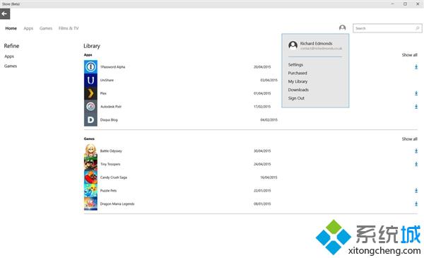 Windows10 Build 10074预览版应用商店更新：新的下载图标【图】