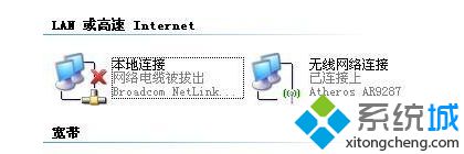 windows xp系统本地连接出现网络电缆没有插好提示的解决方法