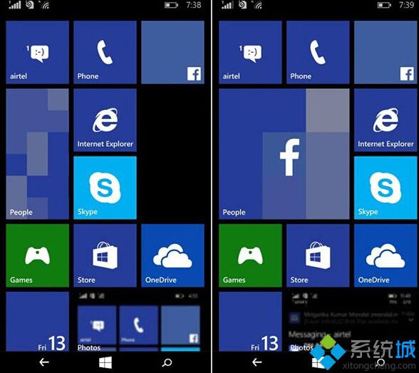 微软官方文档：Windows10 Mobile开始屏幕上或将出现4x4特大动态磁贴