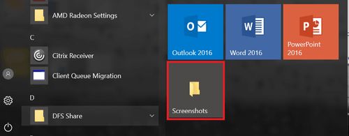 Windows10系统快速获取截屏图的方法