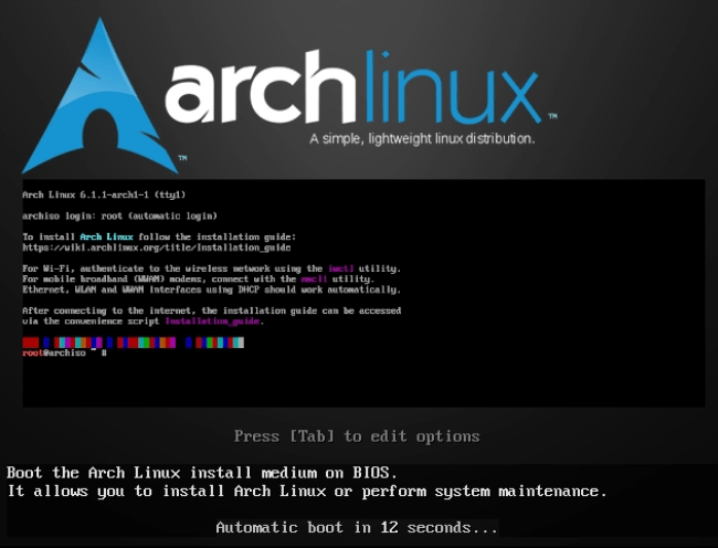 Arch Linux 2023.01.01 版本 ISO 镜像发布：采用 Linux 内核 6.1